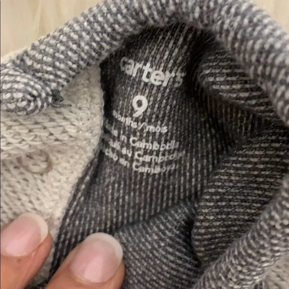 Carters grey sweat outfit